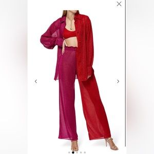 NWT Oseree lumiere Red & Pink Set